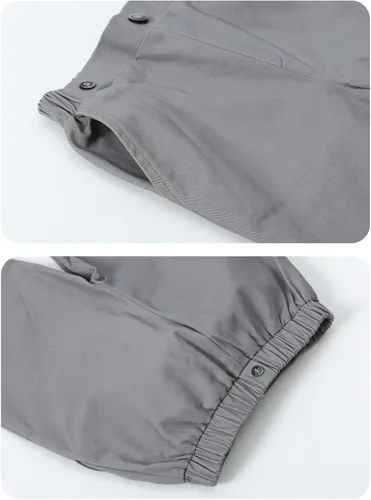 Vista 6 de A&J DESIGN Conjunto de ropa formal para niños pequeños con tirantes y tirantes