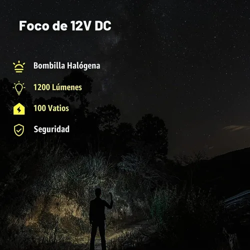 Vista 4 de 800-2301-0 Max Million III con foco de bombilla halógena de 12 V CC y cargador