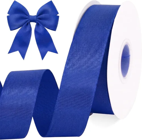 Vista 26 de TONIFUL 4 Rolls 3/8 Inch Christmas Grosgrain Ribbon Gift Wrapping Ribbon Christmas set