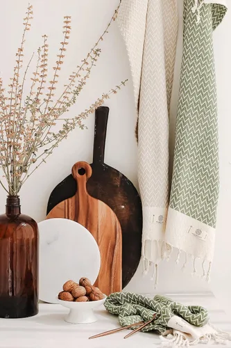 Vista 5 de Madamelique Exclusivo juego de toallas de mano de 2 a 18 x 40 pulgadas, toalla decorativa de baño para manos, cara, cabello, yoga, té, paños