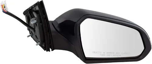 Vista 68 de TRQ Cubierta cromada del espejo manual del lado del pasajero, acabado liso para Volvo VNL 2004-2014 Para Volvo VNL 2004-2014