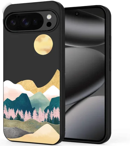 Vista 37 de Unov Funda para Pixel 11 Pro XL, color negro, Dinosaur Land
