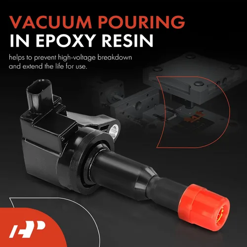 Vista 3 de A-Premium Paquete de bobinas de encendido del motor compatible con Honda Fit 2007-2008 I4 1.5L