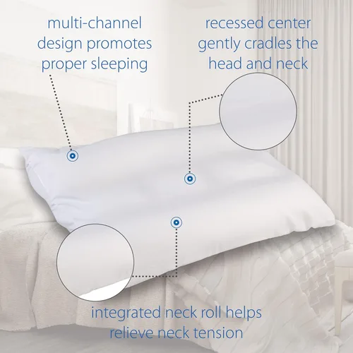 Vista 3 de cervitrac – Almohada cervical almohada. Cuello almohada de apoyo. Mejor almohada cervical. Tracción cervical almohada. Tracción cervical almohada