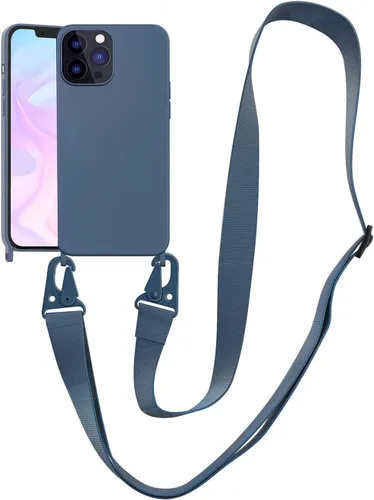 Vista 47 de Funda compatible con iPhone 8 Plus, iPhone 7 Plus/6 Plus/6S Plus con cordón, funda cruzada para iPhone con correa ajustable de silicona para iPhone