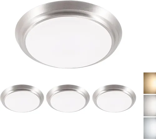 Vista 8 de YoonLIT - Lámpara de techo LED de montaje empotrado de 7 pulgadas, 120 V, 3000 K/4000 K/5000 K CCT ajustable, lámpara de techo regulable, 12 W, 800
