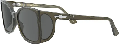 Vista 3 de Persol PO0005 - Gafas de sol cuadradas, HavanaVerde