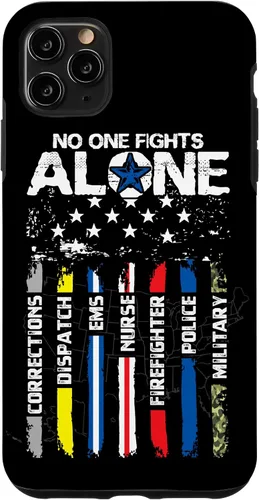 Vista 13 de First Responders - Carcasa para iPhone 17, diseño militar de bomberos de policía