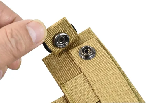 Vista 5 de Herramienta de engranaje táctico Funda Molle accesorio cuchillo funda linterna funda utilidad herramientas caso táctico soporte Caqui