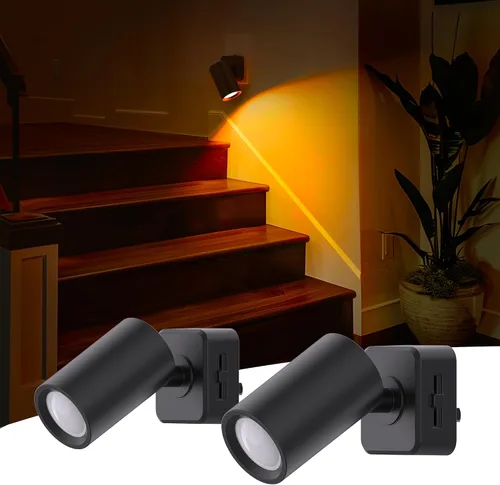 Vista 12 de L LOHAS LED Luces nocturnas enchufables a la pared, [paquete de 2] focos de pared para interiores con sensor de luz, luces nocturnas ámbar