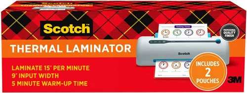 Vista 10 de Laminator térmico Scotch Pro, sistema de 2 rodillos, 16.06 x 4.25 x 4.96 pulgadas, Verde, Blanco