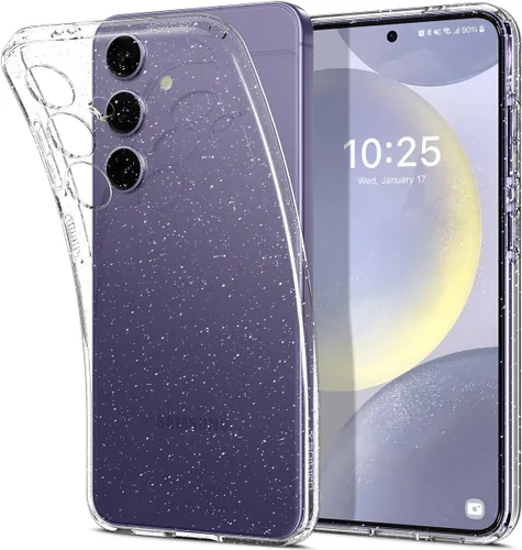 Vista 17 de Spigen Liquid Crystal para Galaxy S24 (2024) [Protección de Grado Militar] - Transparente