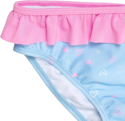 Vista 7 de Disney Minnie Mouse Frozen Princess Belle - Juego de traje de baño de 3 piezas tankini parte superior inferior de bikini para niños pequeños a niños
