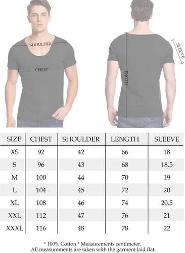 Vista 5 de Camisetas con cuello en V para hombre, cuello redondo, manga corta, ajustadas, básicas, camiseta casual