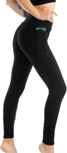 Vista 6 de Leggings deportivos de gimnasio para mujer, mallas de entrenamiento con levantamiento de glúteos, sin costuras, leggings elásticos de cintura alta
