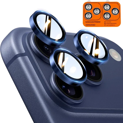 Vista 50 de TOCOL Protector de lente de cámara para iPhone 13 / iPhone 13 Mini vidrio templado HD individual resistente a los arañazos, accesorios compatibles