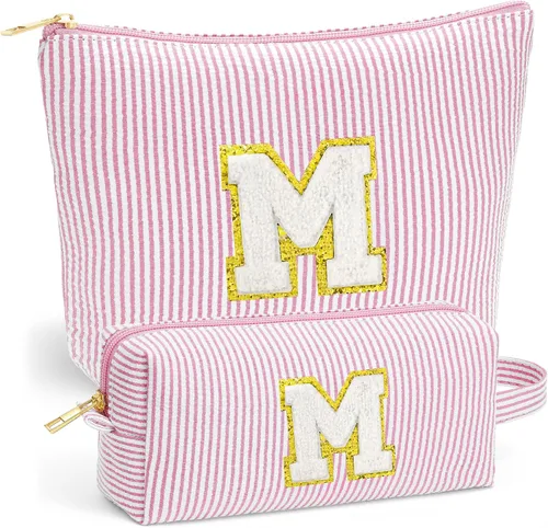 Vista 30 de Set de Bolsos de Maquillaje de Viaje - Bolso Inicial de Aseo de Viaje, Bolso de Cosméticos Portátil Bolso de Maquillaje de Viaje con Artículos Azul