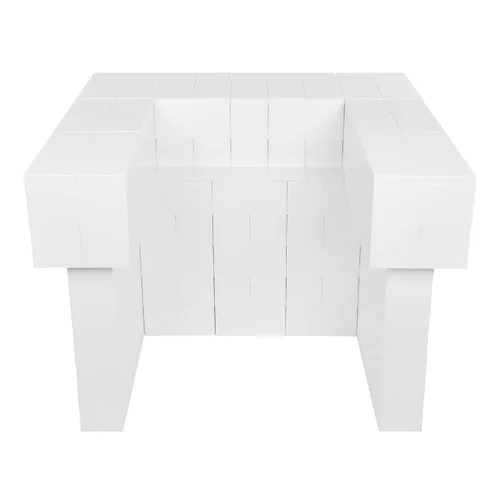 Vista 6 de EverBlock Kit de barra y mostrador en voladizo de 4 pies para uso en el hogar, ventas o eventos Bloques de construcción gigantes Fácil