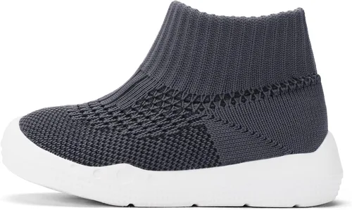 Vista 4 de Engtoy Calcetines para bebé, zapatos para caminar, antideslizantes, transpirables, con suela de goma suave, para bebés, niños y niñas, zapatos
