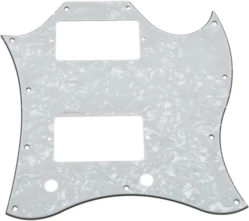 Vista 12 de Golpeador de cara completa para guitarra American Standard SG, compatible con Gibson SG Abalone Pearl de EE. UU