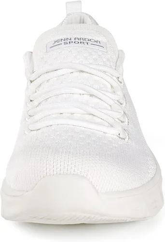 Vista 8 de JENN ARDOR Zapatos deportivos para caminar para mujer, tenis deportivos sin cordones, informales, para correr, ligeros, antideslizantes, elásticos