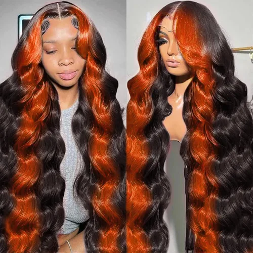 Vista 21 de Pelucas de cabello humano con encaje frontal 360 con cabello de bebé, pelucas de encaje frontal HD, densidad del 200%, pelucas de encaje frontal 360
