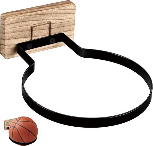 Vista 11 de Soporte de pared para baloncesto, múltiples bolas de almacenamiento, decoración de pared para baloncesto, fútbol, voleibol, colección de voleibol
