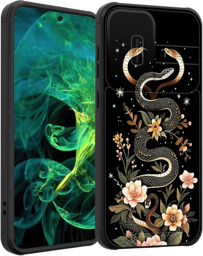 Vista 153 de Funda para Galaxy A16 5G con cubierta para cámara deslizante, resistente de doble capa, híbrida, a prueba de golpes, funda protectora resistente