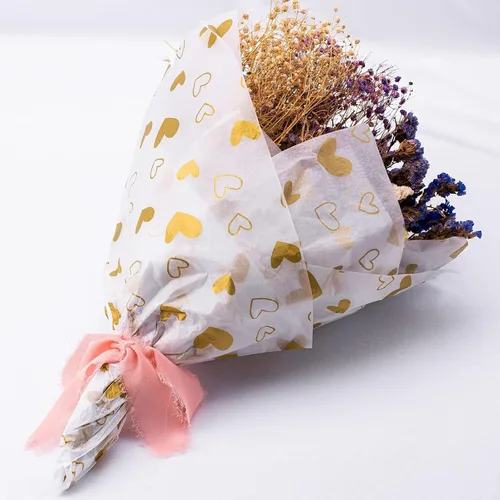 Vista 2 de 20 hojas de papel de regalo de corazón, papel de copia a prueba de humedad para proyectos de ropa y manualidades