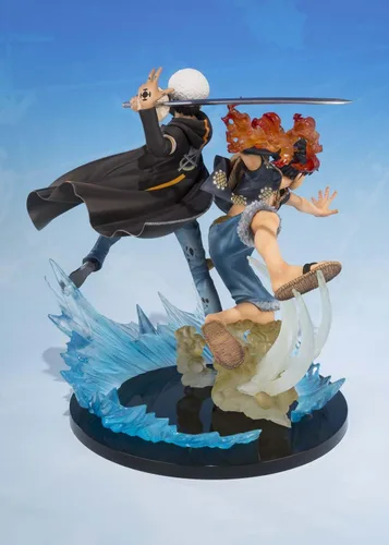 Vista 5 de TAMASHII NATIONS Bandai Monkey D Luffy & Trafalgar Law 5th Anniversary Edition - Figura de acción de una pieza
