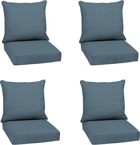 Vista 37 de Arden Outdoor Deep Seat Cushion Set, 24x24, Aqua
