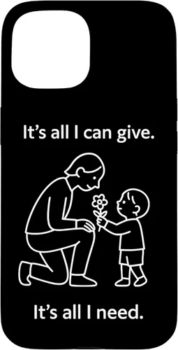 Vista 6 de Child Giving Flower to Parent Minimal Symbolic Love Design Case for iPhone 16