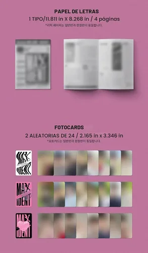 Vista 4 de Dreamus Stray Kids - MAXIDENT [Edición estándar] Álbum+Beneficio de reserva (HEART ver.) (SMK1348)
