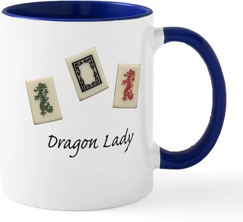 Vista 60 de CafePress Mahjong Mugs - Taza de café de cerámica de 11 oz (11.0 fl oz)
