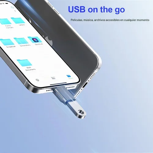 Vista 5 de Paquete de 4 adaptadores USB C a USB, adaptador tipo C a USB 3.0 de alta velocidad de 10 Gbps con OTG, compatible con MacBook/iPhone 17/16/15/14