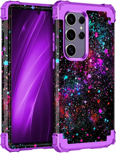 Vista 75 de Casetego Funda para Galaxy A16 5G, Tres Capas de Alta Resistencia Robusta a Prueba de Golpes, Protección Completa Rugosa de PC Duro + Parachoques