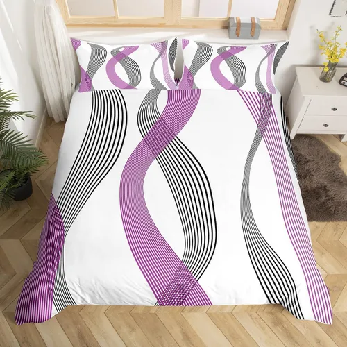 Vista 29 de Castle Fairy Juego de funda de edredón con estampado de guitarra, tamaño individual, juego de ropa de cama reversible con temática musical