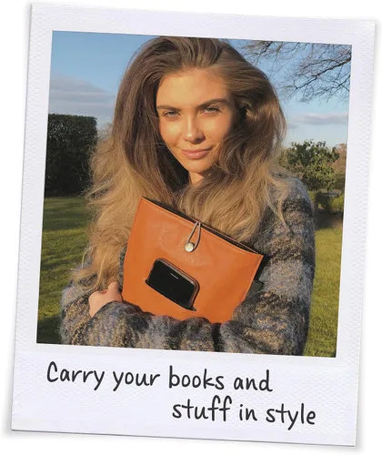 Vista 2 de Bookaroo Book & Stuff Pouch Brown