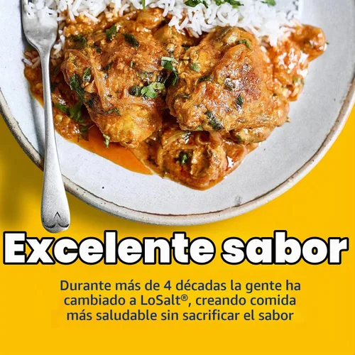 Vista 5 de Sal de sodio reducida Lo Salt (12.35 oz) - Paquete de 2