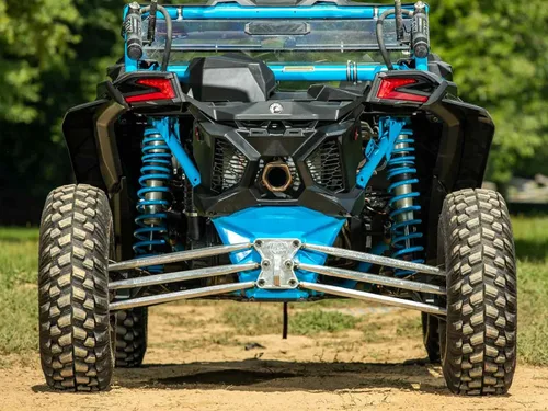 Vista 6 de SuperATV Guardabarros compatibles con Can Am Maverick 2018+ (ver lista completa de ajustes) 5 pulgadas de cobertura extra Hecho de HDPE