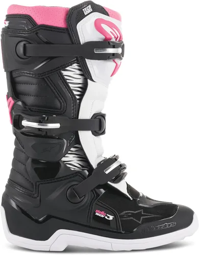 Vista 3 de Alpinestars Stella Tech 3 Botas de motocicleta para mujer, equipo para fuera de carretera con certificación CE, protección para motocross duradera