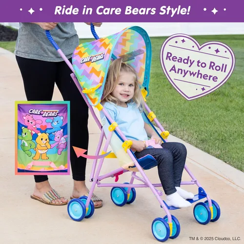Vista 4 de Cochecito de bebé ligero y compacto para viajes de Care Bears