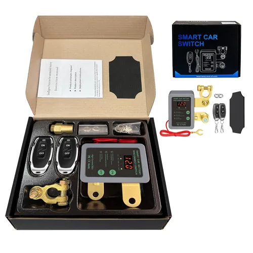 Vista 10 de Interruptor Inteligente de Desconexión de Batería de 12V con Control Remoto - Perfecto para Automóviles, Camiones, Casas Rodantes y Vehículos Todo