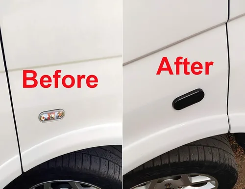 Vista 5 de Xinctai 2 luces LED dinámicas de señal de giro con lente ahumada compatible con VW Golf 4 Mk4 Gti R32 Jetta Passat B5 Lupo Polo Sharan Vento Fox