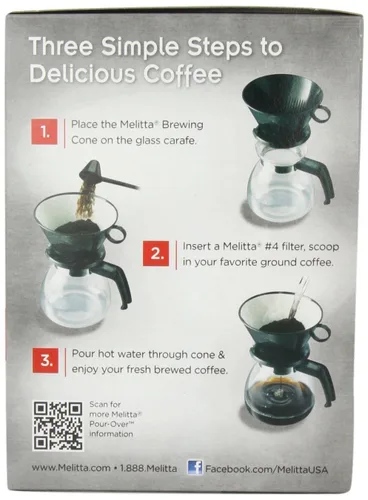 Vista 4 de Melitta cafetera, cápsula con vertedor más taza para viaje paquete de 2.