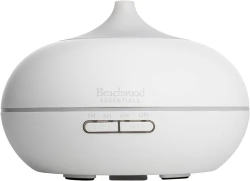 Vista 7 de Difusor ultrasónico de aromaterapia para aceites esenciales, grado terapéutico, te ayuda a relajarte, 3 temporizadores y 7 ajustes de luz ambiental
