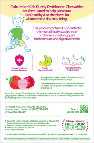 Vista 7 de Culturelle Paquete de masticables para salud digestiva/niños