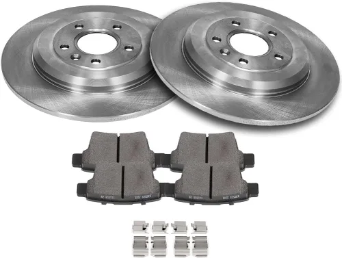 Vista 11 de SCITOO Kit de freno delantero Rotores de freno delantero y pastillas de freno de cerámica para Acura RSX 2003-2006