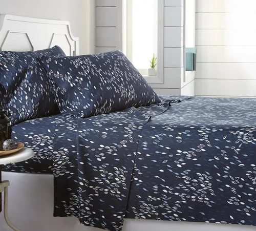 Vista 245 de Southshore Fine Living, Inc. Colección Winter Brush, juego de sábanas de 3 piezas para cama individual, sábana bajera con bolsillo profundo de 14