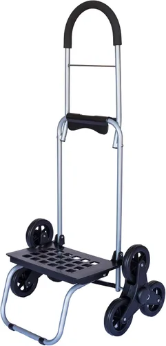 Vista 7 de dbest Products Carro de utilidad del jardín del hardware negro de la carretilla de la carretilla del escalador de escaleras